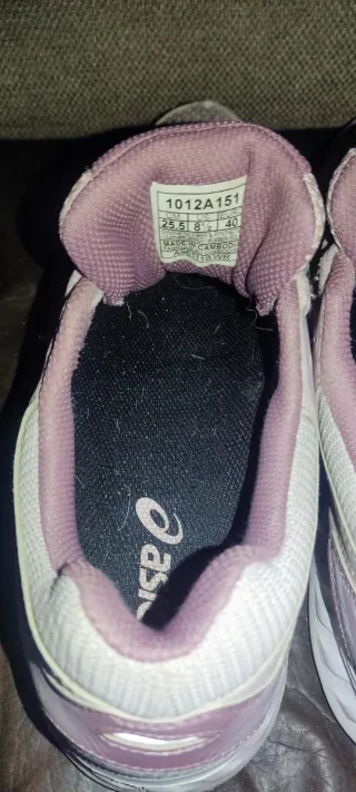 Zapatillas 40 Asics Mujer Rosa