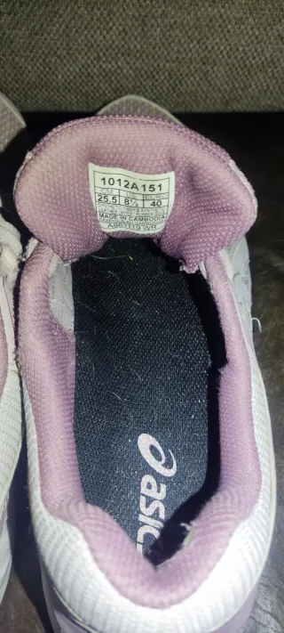 Zapatillas 40 Asics Mujer Rosa