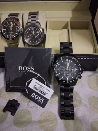 Reloj BOSS HUGO BOSS Negro y Plateado