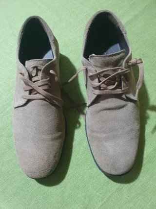 Scarpe uomo scamosciate marroni