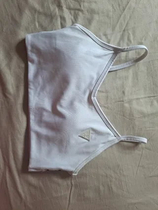 Sujetador deportivo Guess blanco xs