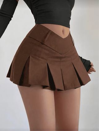 Falda pantalón plisada