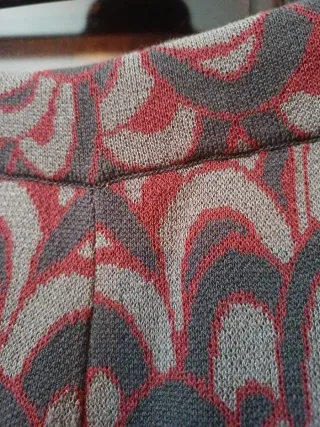 Pantalón de punto estampado