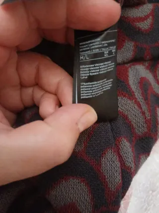 Pantalón de punto estampado