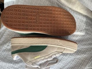 Zapatillas Puma Beige y Verde Talla 37