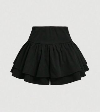 2 Faldas Cortas Pirata Negra y Blanca