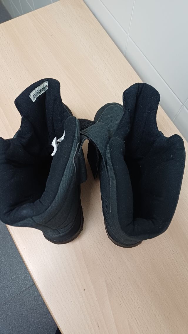 Botas de nieve Quechua hombre negras/grises