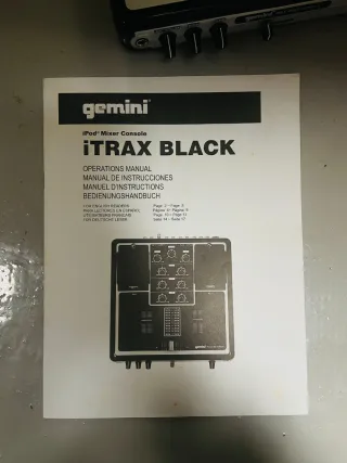 Mezclador Gemini iTrax iPod DJ