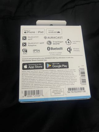 Sennheiser Momentum True Wireless 4 Negros