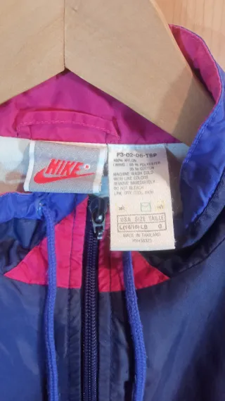 Chaqueta Nike Vintage Azul y Morado