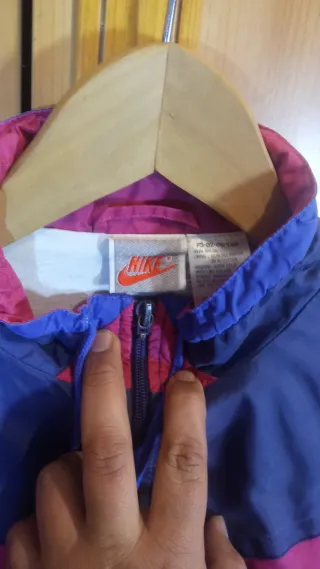 Chaqueta Nike Vintage Azul y Morado