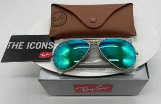 Gafas de Sol Ray-Ban Aviator Espejo Dorado
