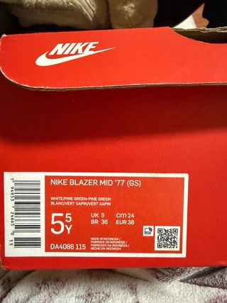 Nike Blazer Mid Bianche e Verdi