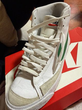 Nike Blazer Mid Bianche e Verdi