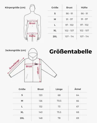 Chaqueta Calefactable Kemimoto Talla XL