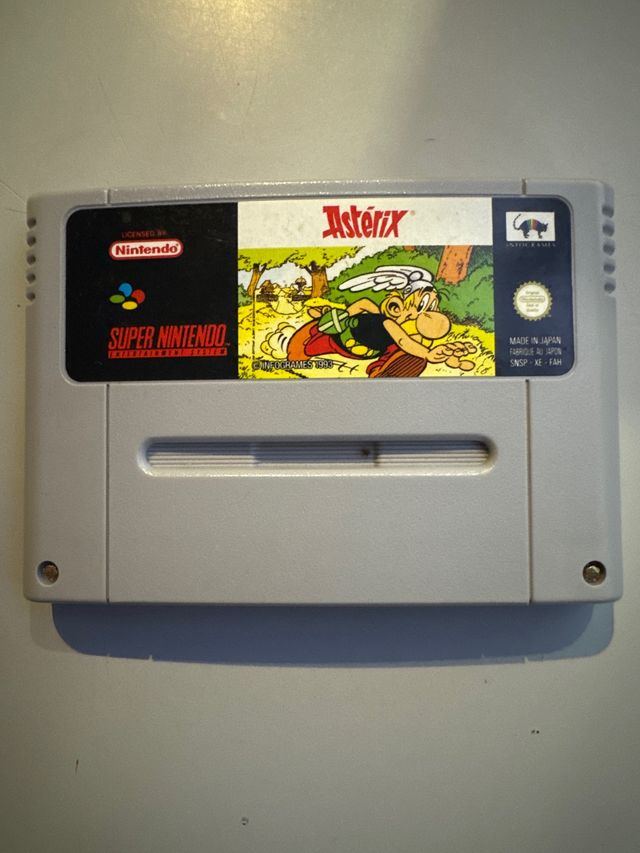 Asterix Super Nintendo Cartucho