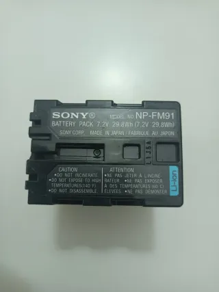 Batteria Originale Sony Dura Più Di 5 Ore NP FM91