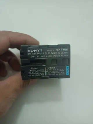 Batteria Originale Sony Dura Più Di 5 Ore NP FM91