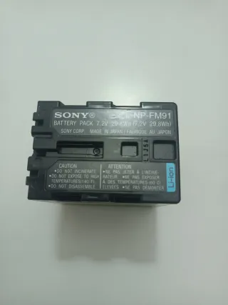 Batteria Originale Sony Dura Più Di 5 Ore NP FM91