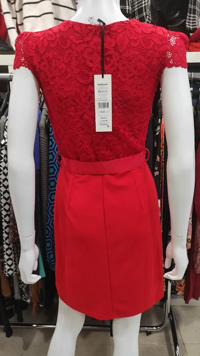 Vestito rosso Morgan Taglia 36