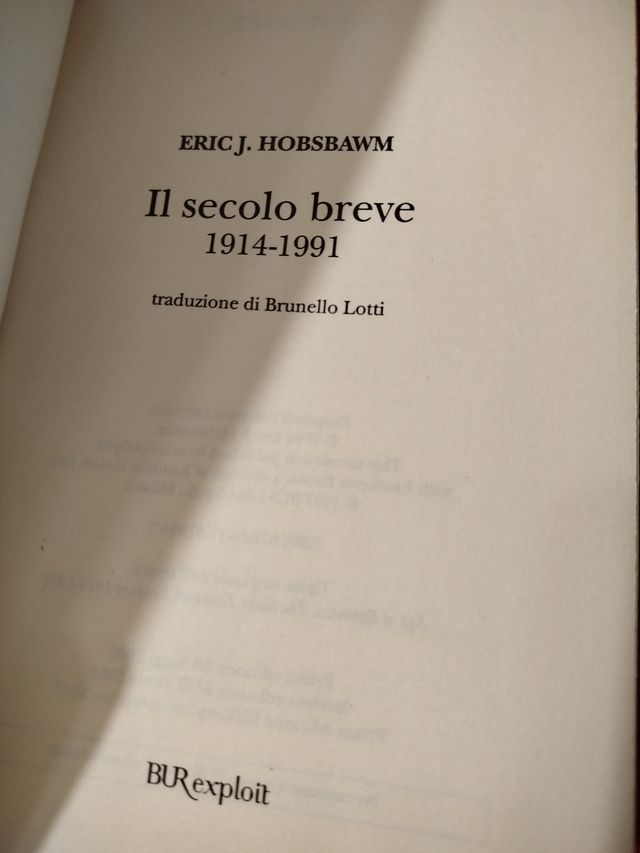 Il secolo breve 1914/1991