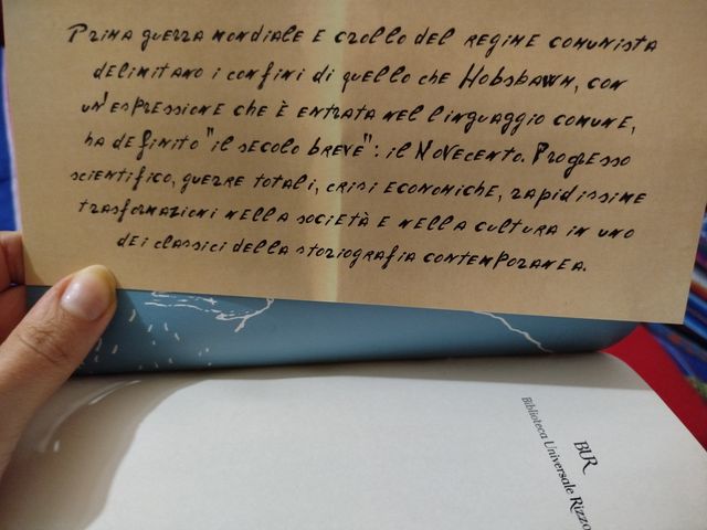 Il secolo breve 1914/1991