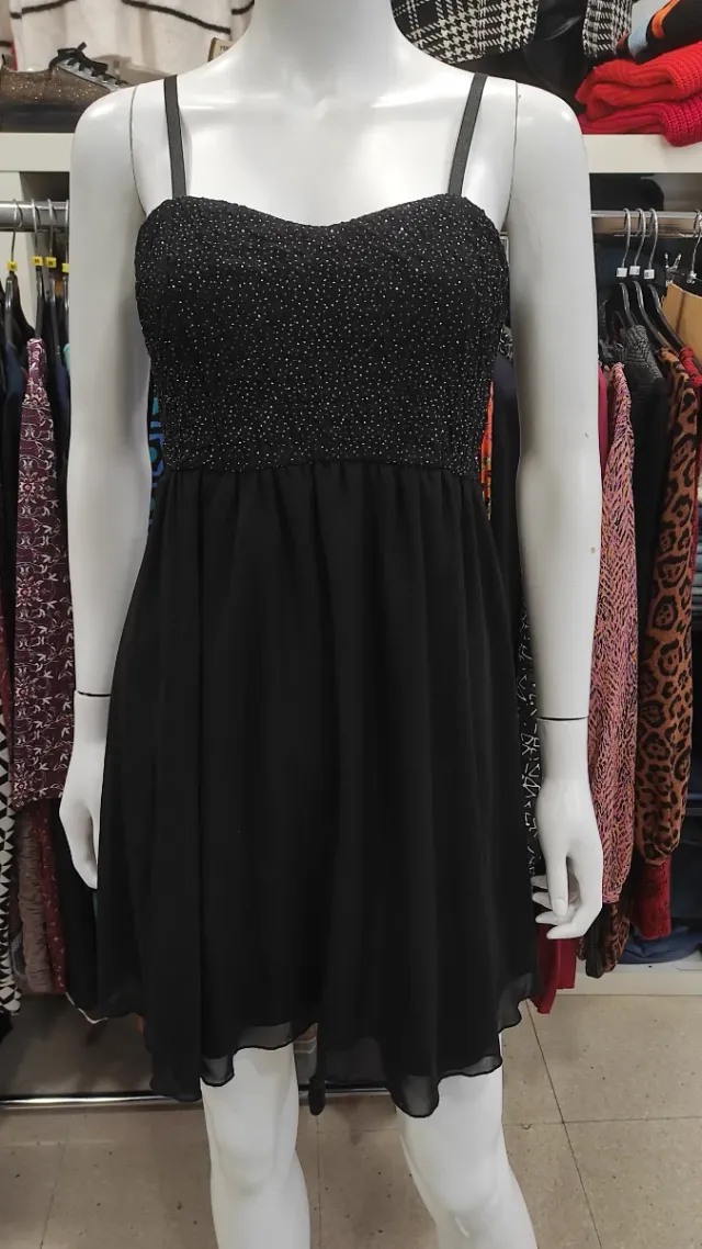 Abito da Festa Nero Forever 21 Taglia S