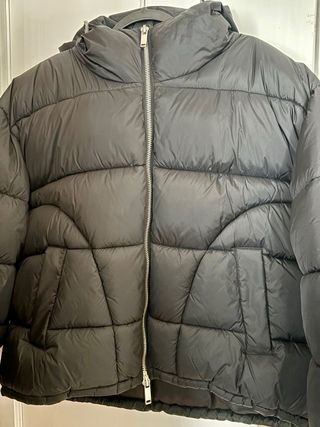 Cazadora acolchada Zara negra Talla XL