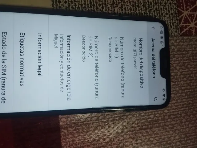 Movil Motorola Negro/Verde