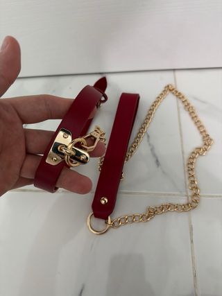 LAIFEKE Gargantilla piel sintética punk