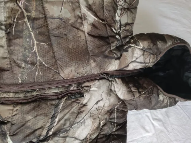CHAQUETA PLUMÍFERO CAMUFLAJE Solognac Decathlon