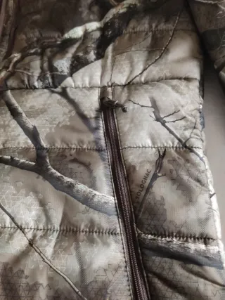 CHAQUETA PLUMÍFERO CAMUFLAJE Solognac Decathlon