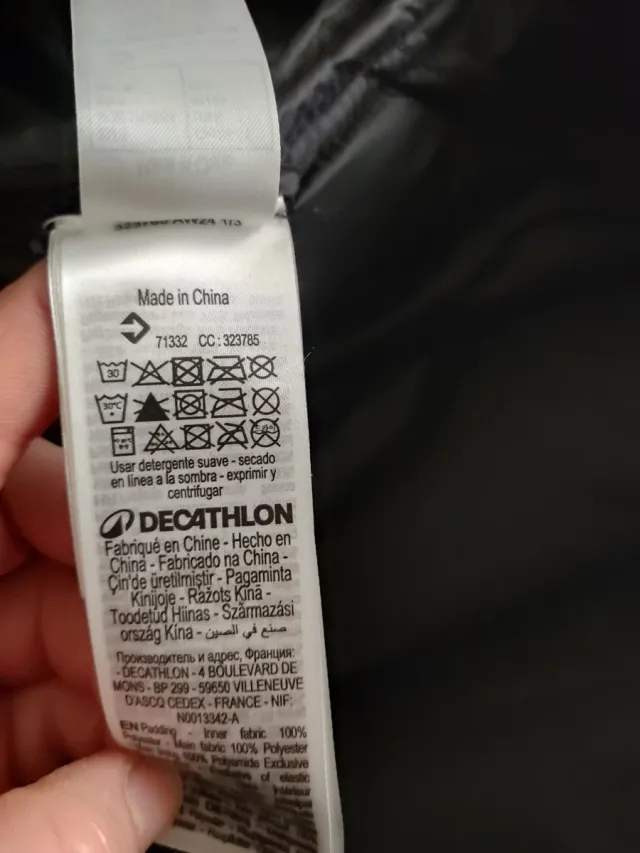 CHAQUETA PLUMÍFERO CAMUFLAJE Solognac Decathlon