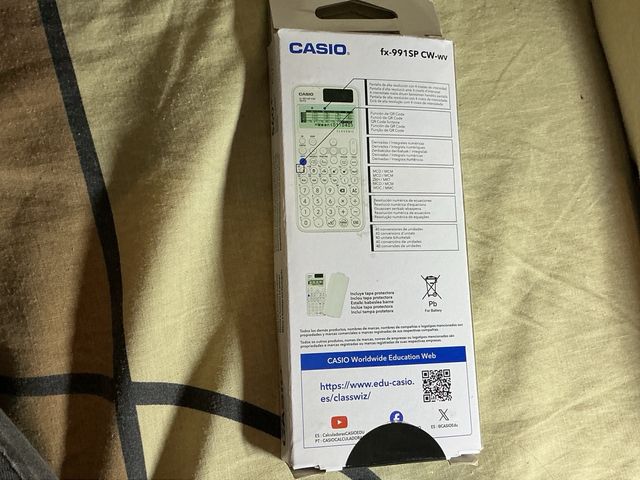Calculadora Casio fx-991 SPCW