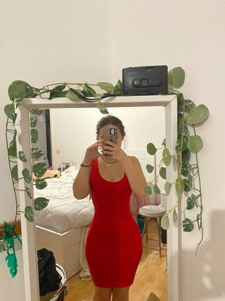 Vestito rosso Chic For You nuovo con cartellino