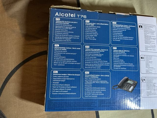 Telefone Alcatel T76 Preto