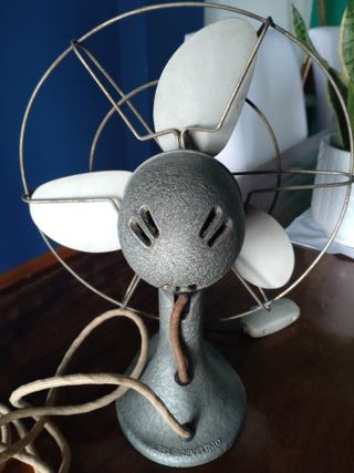 Ventilatore Da Tavolo Vintage, Anni ’50, Lesa