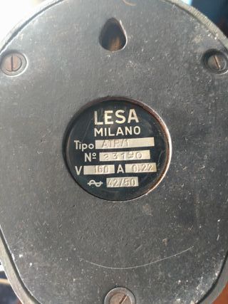 Ventilatore Da Tavolo Vintage, Anni ’50, Lesa