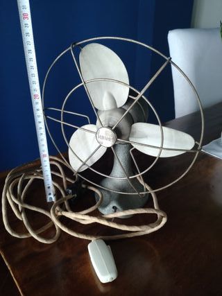 Ventilatore Da Tavolo Vintage, Anni ’50, Lesa