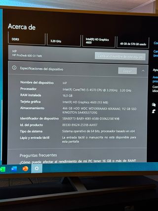 HP ProDesk i5 16GB RAM