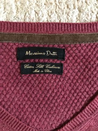 Jersey Massimo Dutti Burdeos Talla M