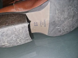 Stivali Alti Marroni in Pelle