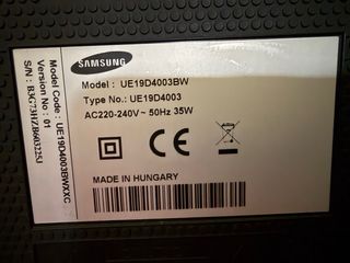 TV Samsung Pequeña ideal para Autocaravana