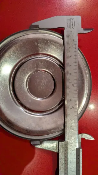 5 Rosoni Acciaio 12cm Nuovi