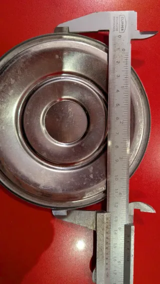 5 Rosoni Acciaio 12cm Nuovi