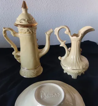 CONJUNTO CERÁMICA ARTE MANISES AÑOS 80