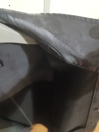 Chaqueta Pull&Bear símil piel gris