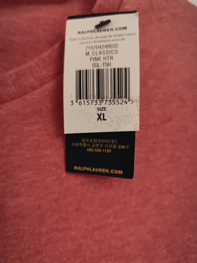 Camiseta Clásica Polo Ralph Lauren T-XL.