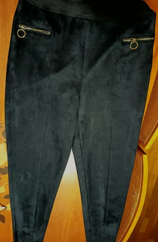 Pantalón de  ante mujer Amitie negro