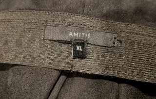 Pantalón de  ante mujer Amitie negro